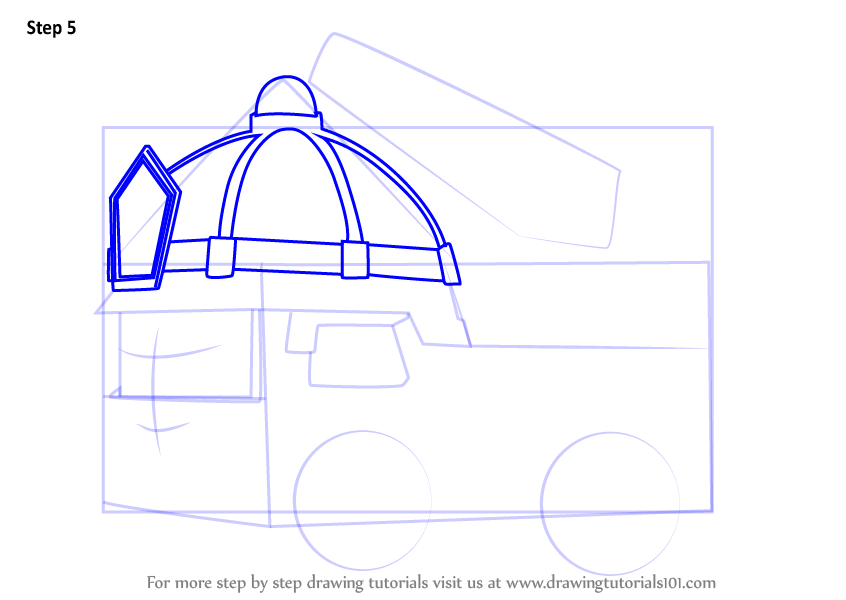 HOW TO DRAW AN ARCHED TRUCK STEP BY STEP - FOR BEGINNERS 