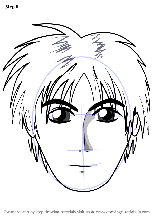 Drawing a Anime Boy Step By Step For Beginners, How To Draw…