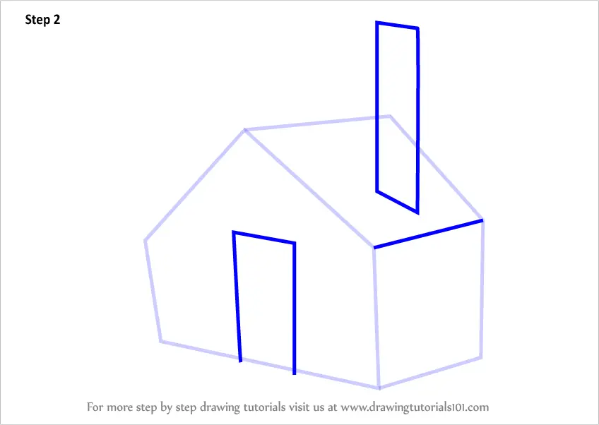 Easy kids house drawing | Simple kids house | house ideas In this tutorial  | Simple house drawing, House drawing, House design drawing