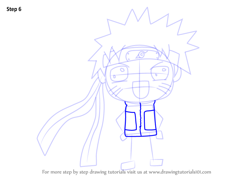 How to Draw a Cute Chibi Naruto Easy Step by Step Drawing Tutorial