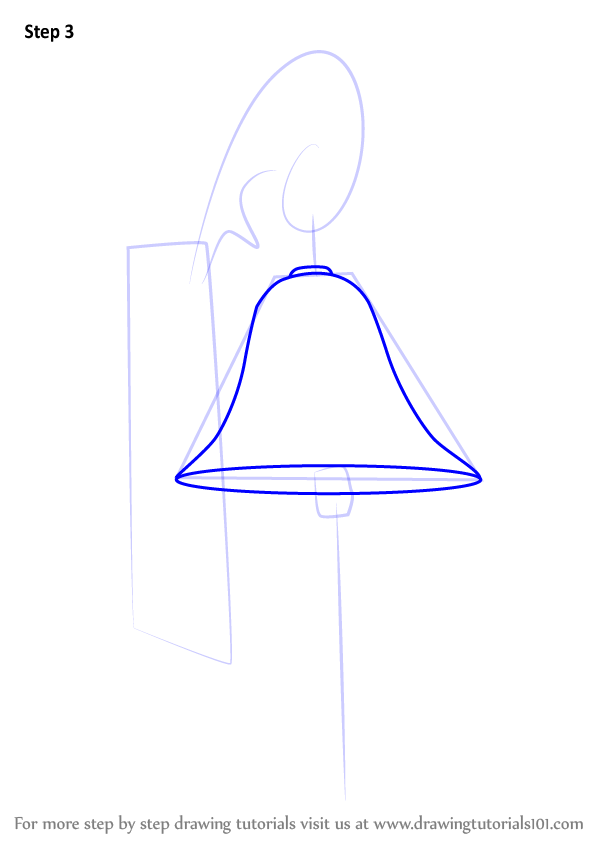 How to Draw Vintage Door Bell - Step 3