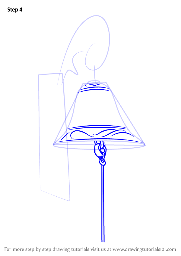How to Draw Vintage Door Bell - Step 4