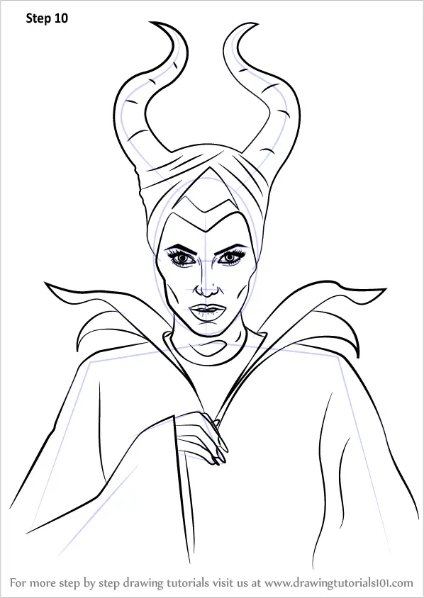 Drawing Maleficent | Sleeping Beauty - YouTube
