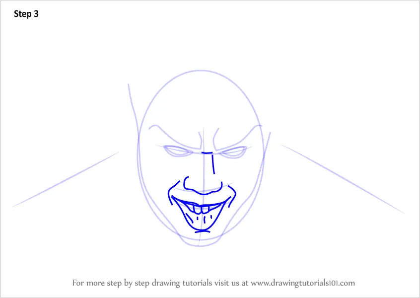 Pennywise Drawing Tutorial - How to draw Pennywise step by step