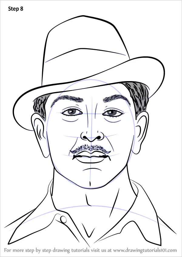 How to draw Bhagat Singh Face | Bhagat Singh Scetch - YouTube-saigonsouth.com.vn