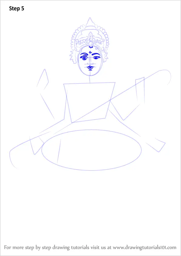 Save and share . Easy maa saraswati drawing Full video on my youtube  channel lavi arts #drawing #howtpdraw #easydrawing #simpledrawi... |  Instagram