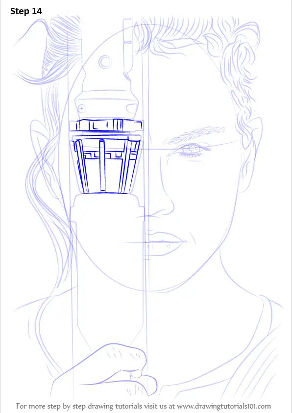 How to Draw REY (Star Wars) Drawing Tutorial - Draw it, Too!