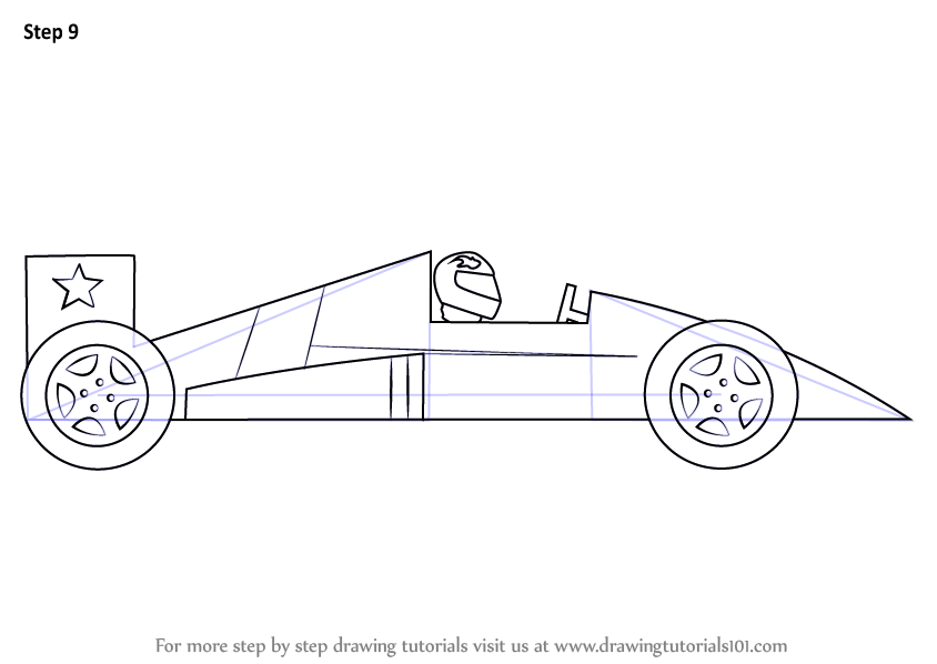 🏎 How to Draw a Fast Race Car  Easy Drawing for Kids 