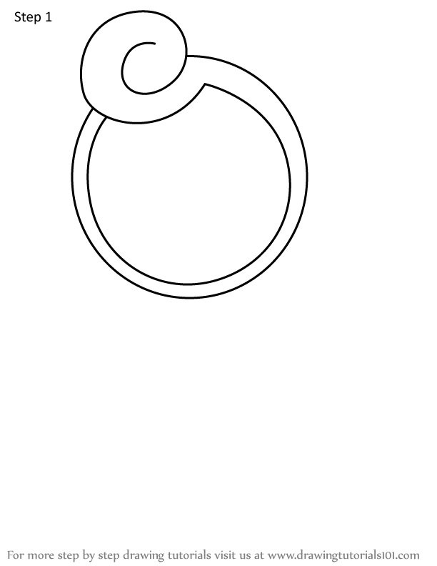 How to Draw Glisten from Dandy's World - Step 1