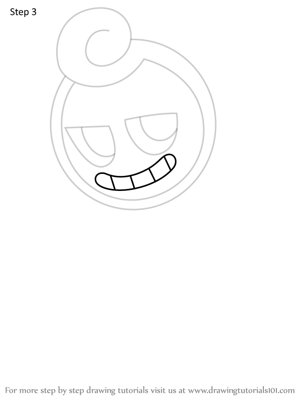 How to Draw Glisten from Dandy's World - Step 3