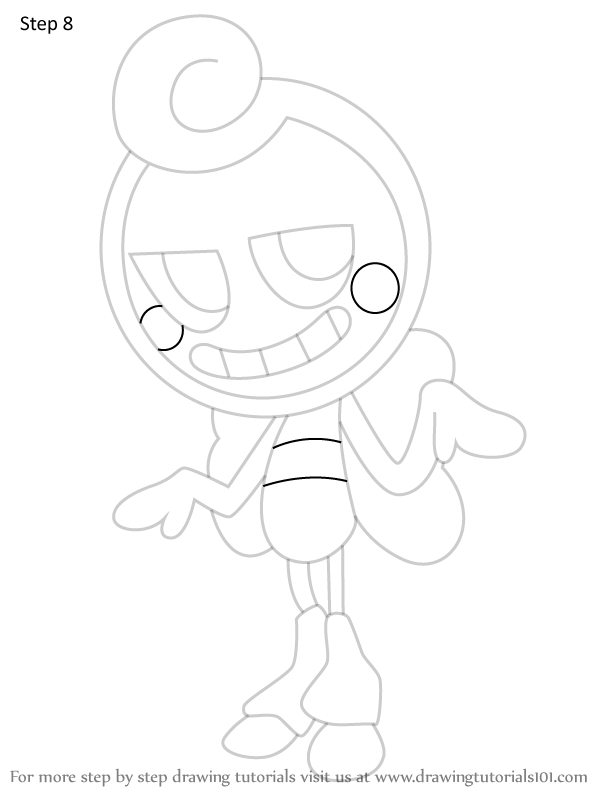 How to Draw Glisten from Dandy's World - Step 8