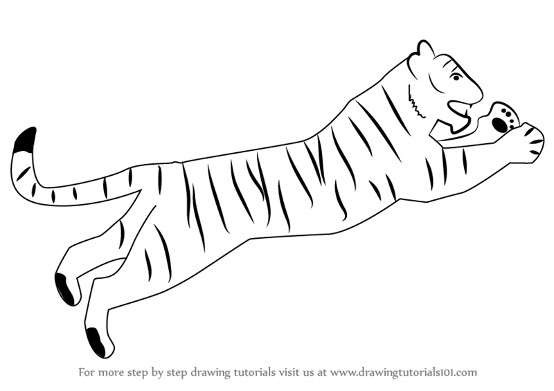 Featured image of post Sitting Tiger Drawing For Kids Seamless pattern with cute circus animals