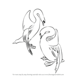 How to Draw a Swans in Love