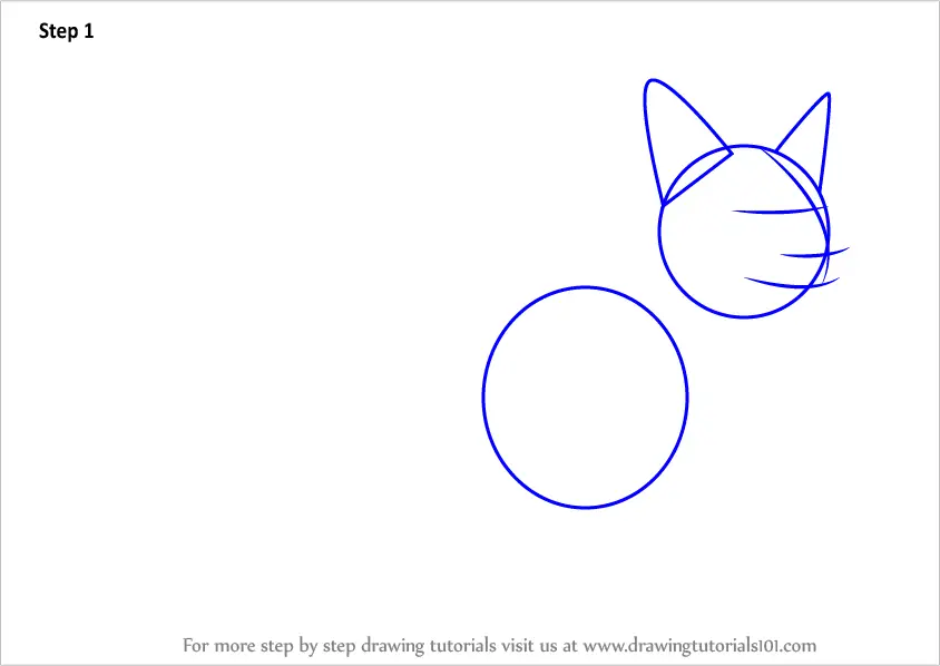 Learn How to Draw a Welsh Corgi (Dogs) Step by Step : Drawing Tutorials