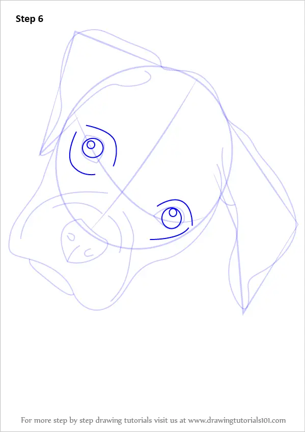 Learn How to Draw Boxer Puppy Face (Farm Animals) Step by ...