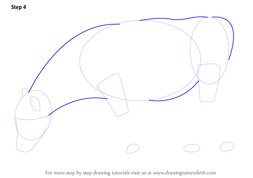 Learn How to Draw a Cow (Farm Animals) Step by Step : Drawing Tutorials