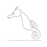 How to Draw a Sea Horse