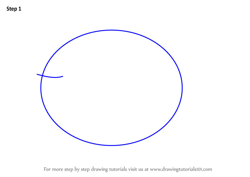 How to Draw a Yellow Tang (Fishes) Step by Step