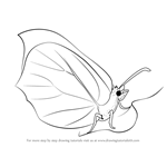 How to Draw a Brimstone Butterfly
