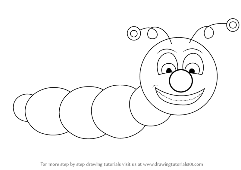 Easy Dog Drawing for Kids Coloring Page | Easy Drawing Guides