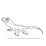 How to Draw a Crested Gecko