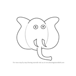 How to Draw an Elephant Cartoon