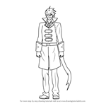 How to Draw Liver from Akame Ga Kill