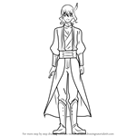 How to Draw Run from Akame Ga Kill