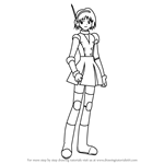 How to Draw Misaki-chi from Angelic Layer