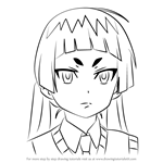 How to Draw Izumo Kamiki from Ao No Exorcist