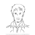 How to Draw Nile Dok from Attack on Titan