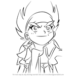 How to Draw Johnny McGregor from Beyblade