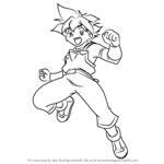 How to Draw Max Tate from Beyblade