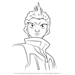 How to Draw Robert Jurgens from Beyblade