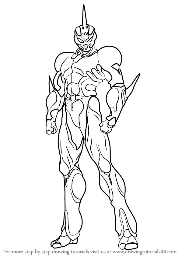 Learn How to Draw Guyver from Bio Booster Armor Guyver (Bio Booster