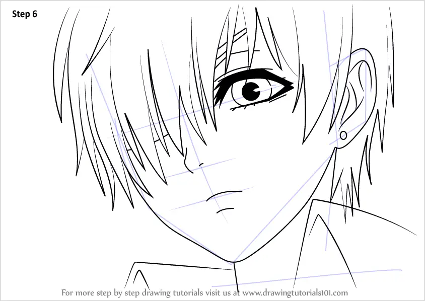 Learn How to Draw Ciel Phantomhive from Black Butler (Black Butler
