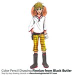 How to Draw Finnian from Black Butler