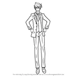 How to Draw Ronald Knox from Black Butler