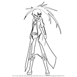 How to Draw Rock from Black Rock Shooter