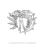 How to Draw White Rock Shooter from Black Rock Shooter