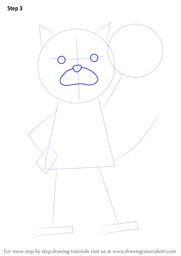 How to Draw Kon from Bleach (Bleach) Step by Step