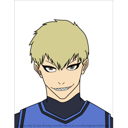 How to Draw Jingo Raichi from Blue Lock