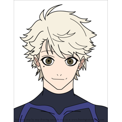 How to Draw Ryosuke Kira from Blue Lock