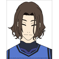 How to Draw Wataru Kuon from Blue Lock