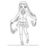How to Draw Sanae Dekomori from Chuunibyou demo Koi ga Shitai!