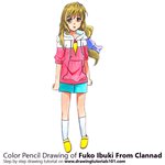 How to Draw Fuko Ibuki from Clannad
