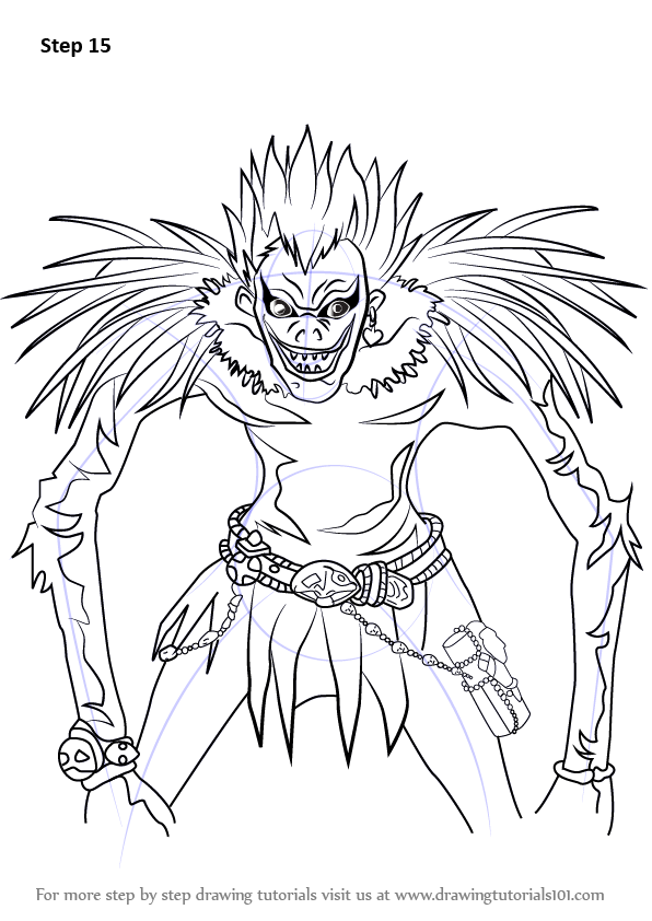 Ryuk  Paint by numbers  NumPaints  Paint by numbers