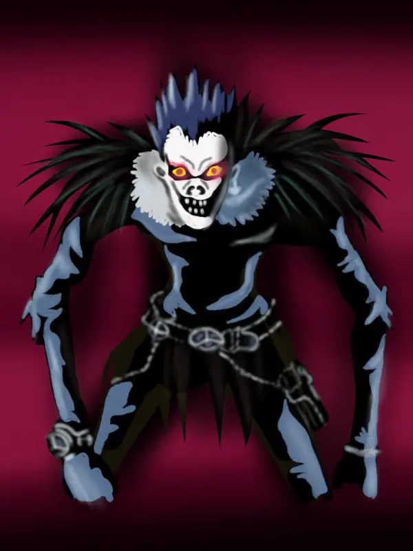 Learn How to Draw Ryuk from Death Note (Death Note) Step by Step : Drawing  Tutorials
