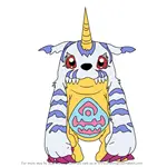 How to Draw Gabumon from Digimon
