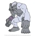 How to Draw Gorillamon from Digimon